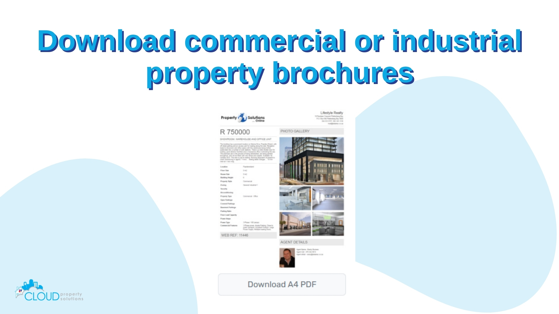 Download property brochures using the templates provided