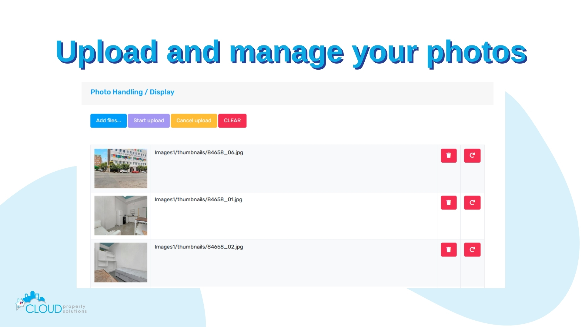 Upload and manage your listing photos