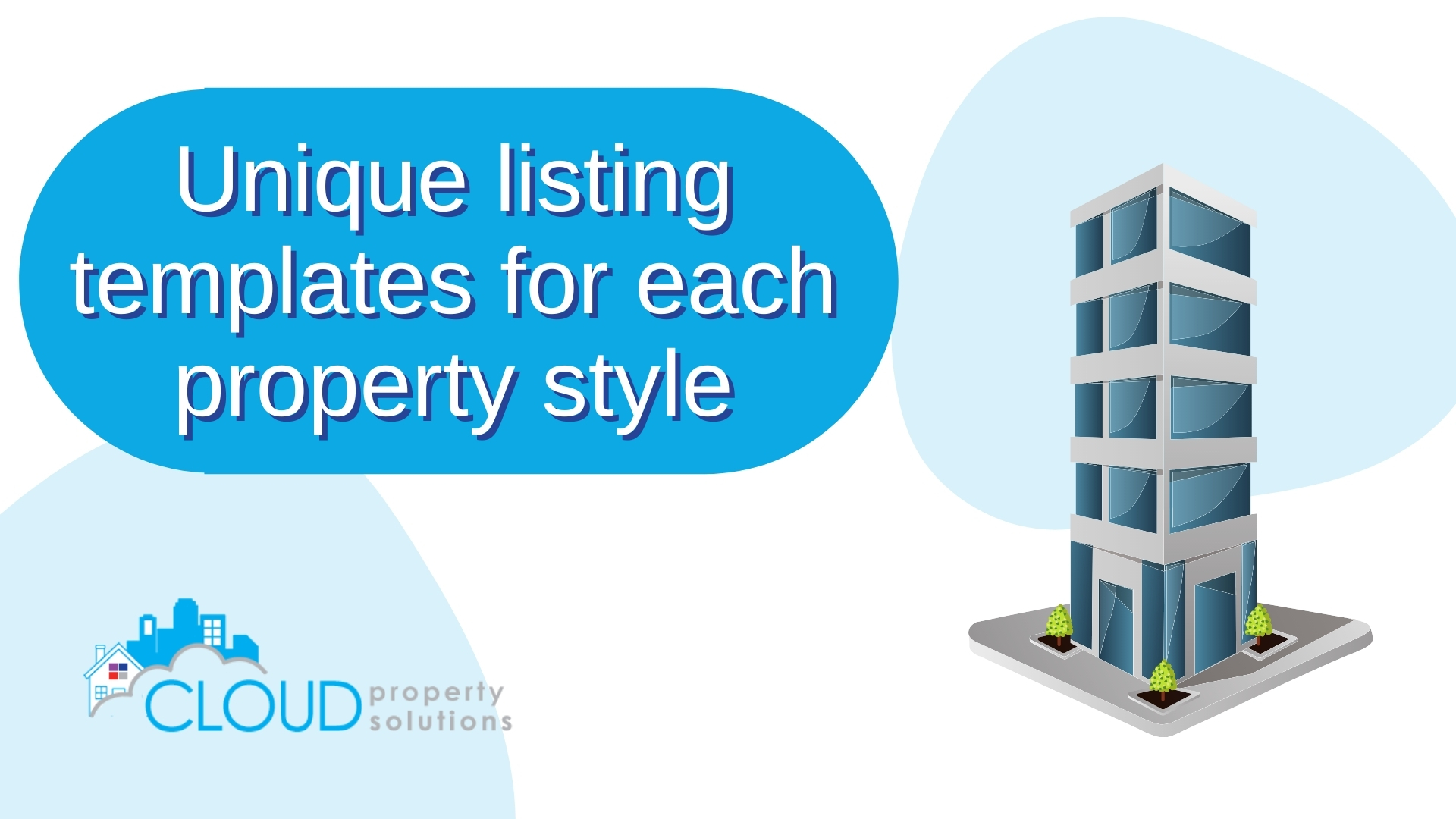 Listing info panels change according to selected property styles