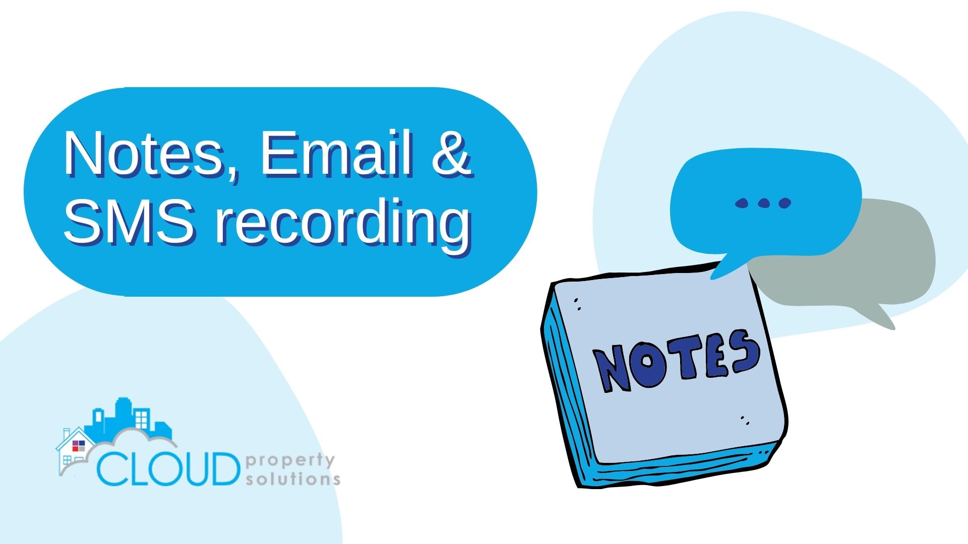 Notes, email & sms recording