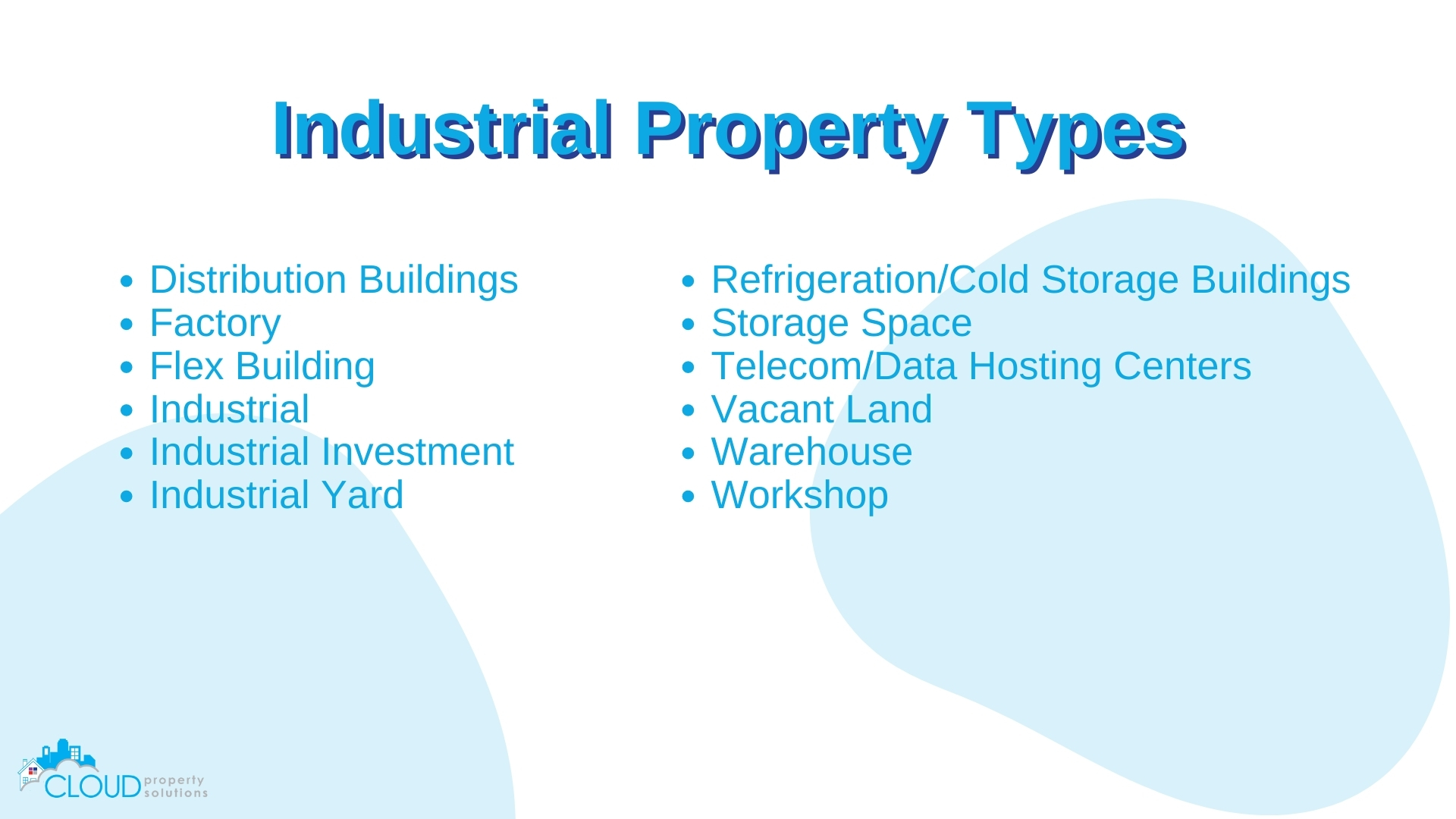 Industrial Property Types